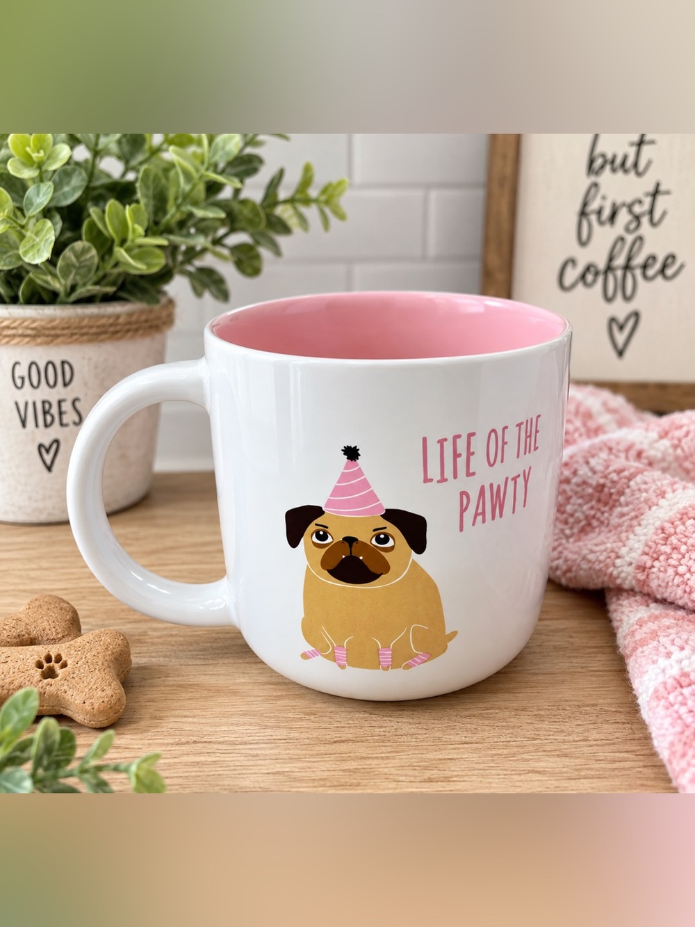 🐾 Life of the Pawty Mug 🎉💗